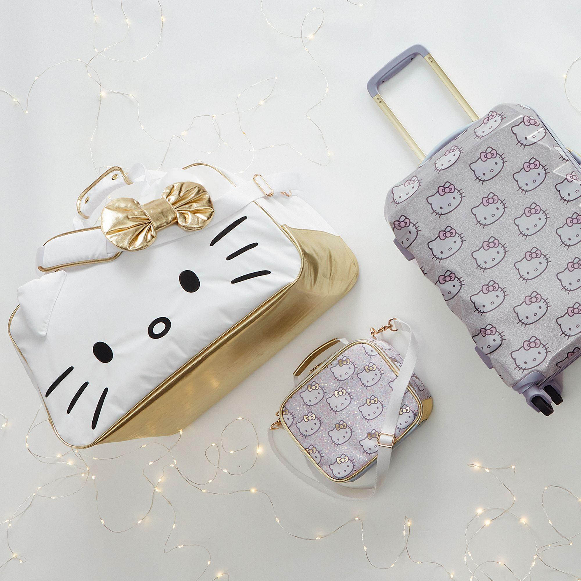 Hello Kitty Duffle Bag With Bows Hello Kitty® Bow Jet-Set Duffle